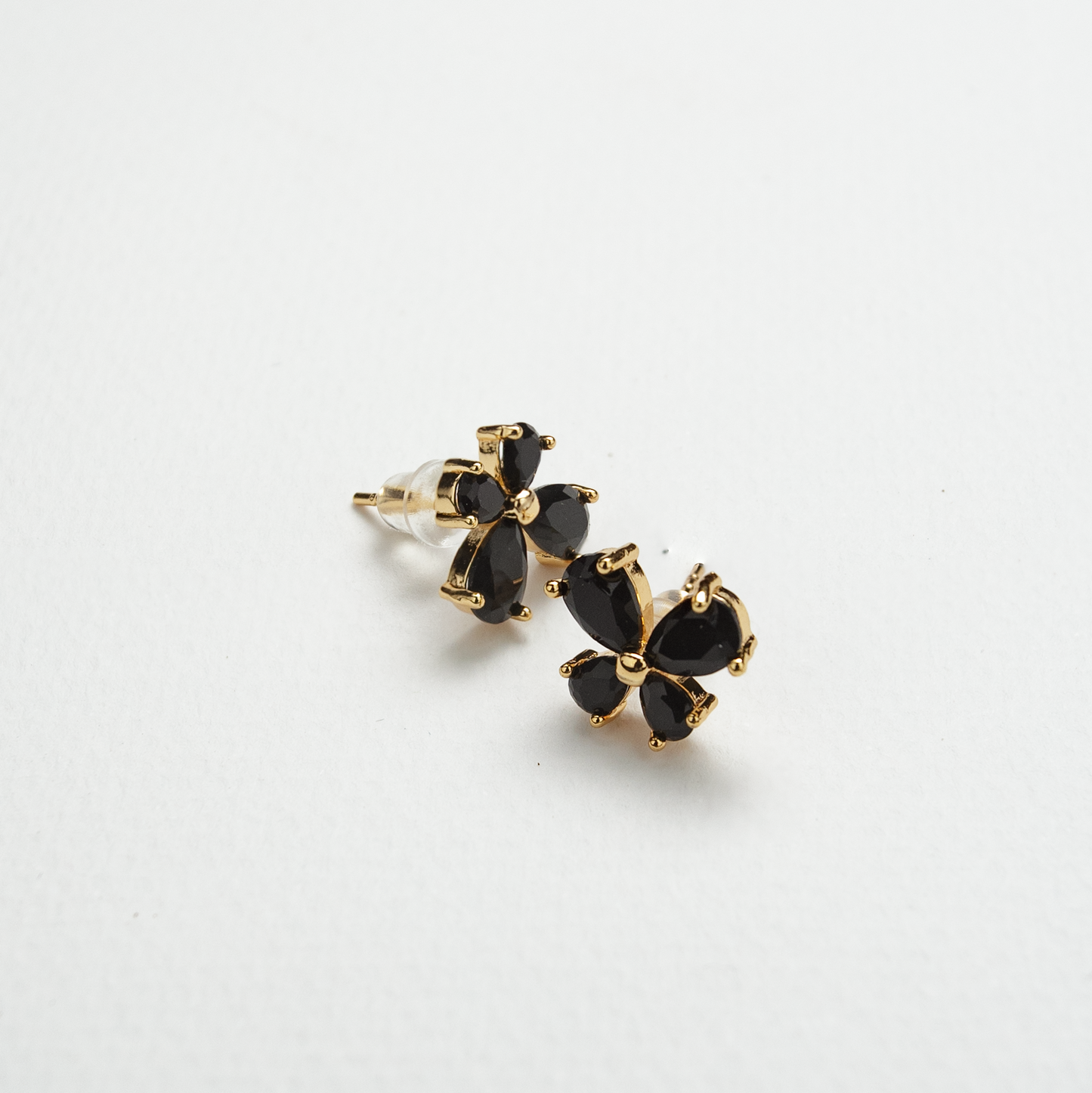 Lara Black Studs