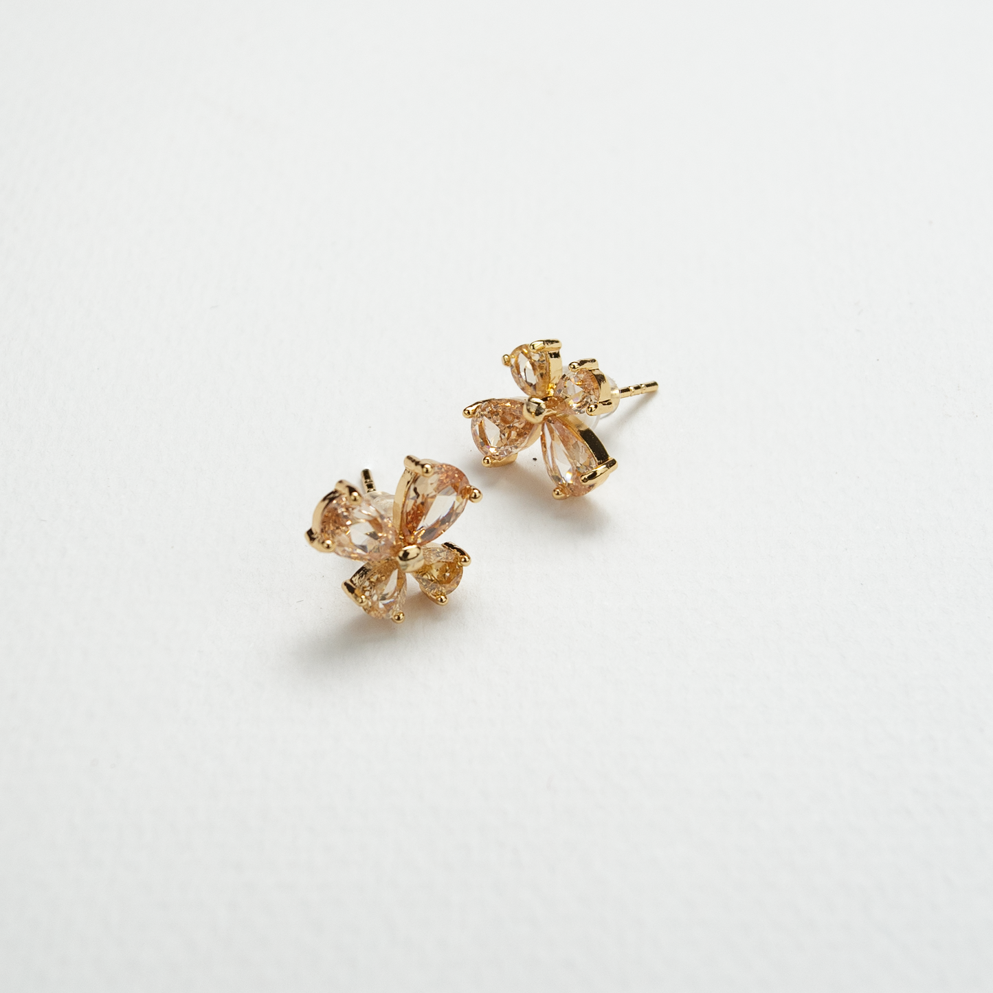 Lara Champagne Studs