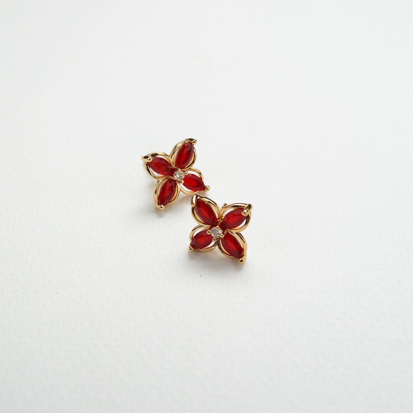 Symphony Earrings Red