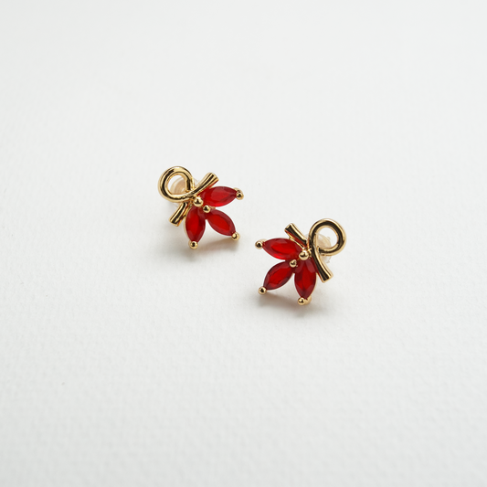 Melody Red Earrings