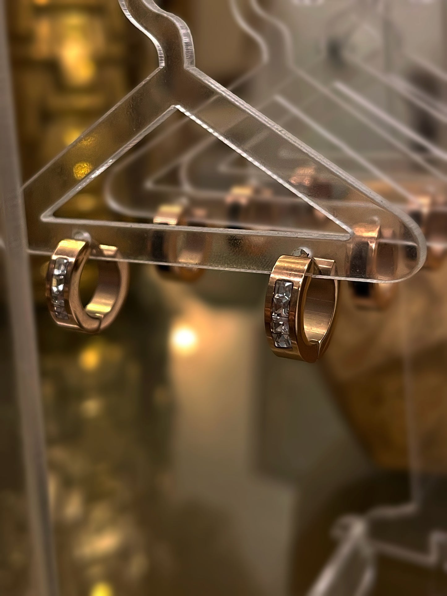 Golden Huggies - Earrings