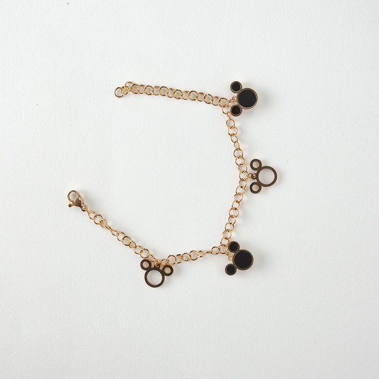 Mickey Mouse Gold Bracelet