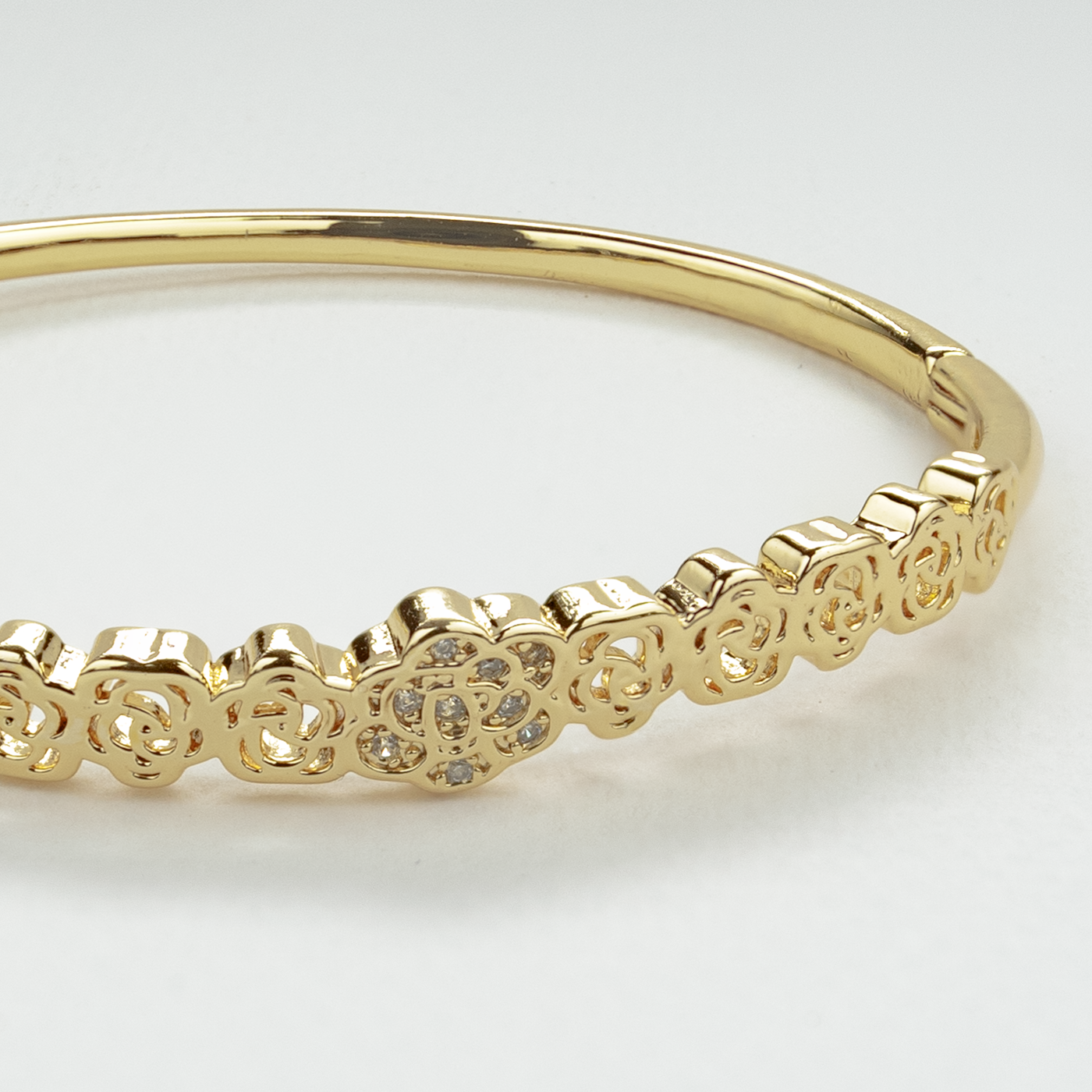 Rose Bangle (Gold)