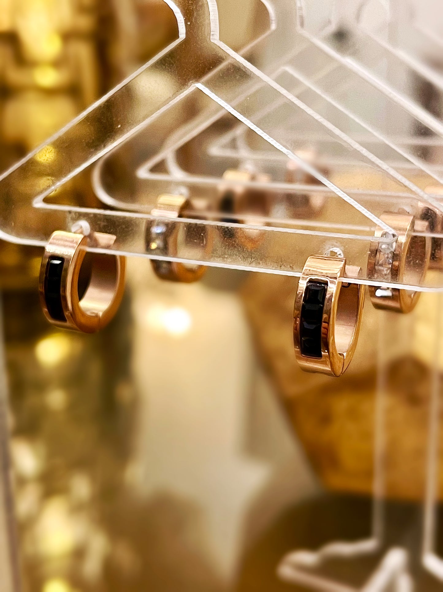 Golden Huggies - Earrings