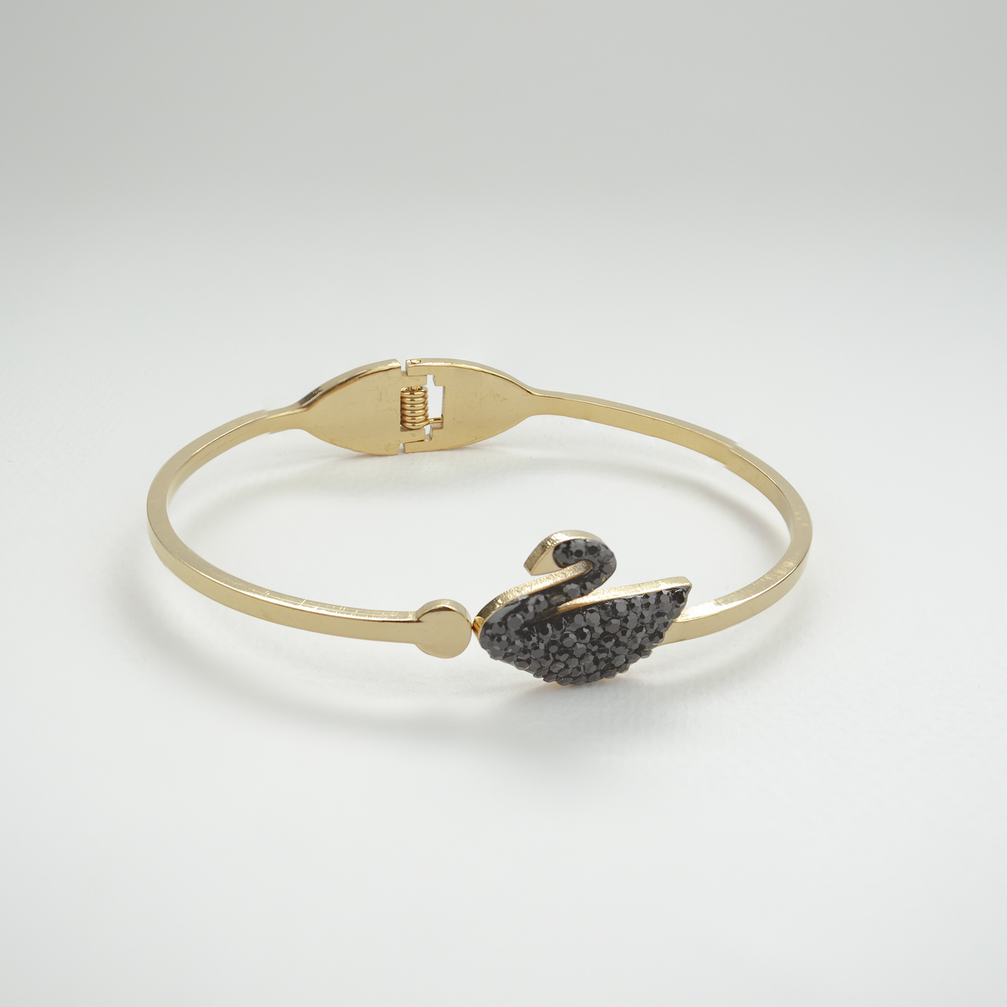 Swarvoski Black Swan Bangle