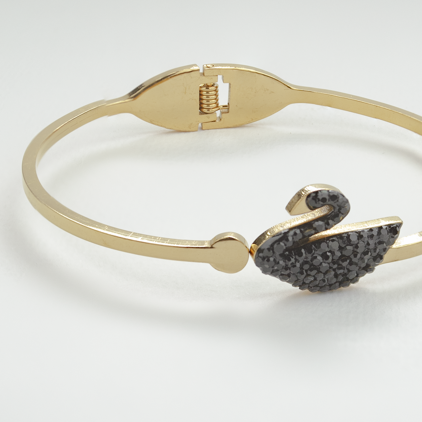 Swarvoski Black Swan Bangle