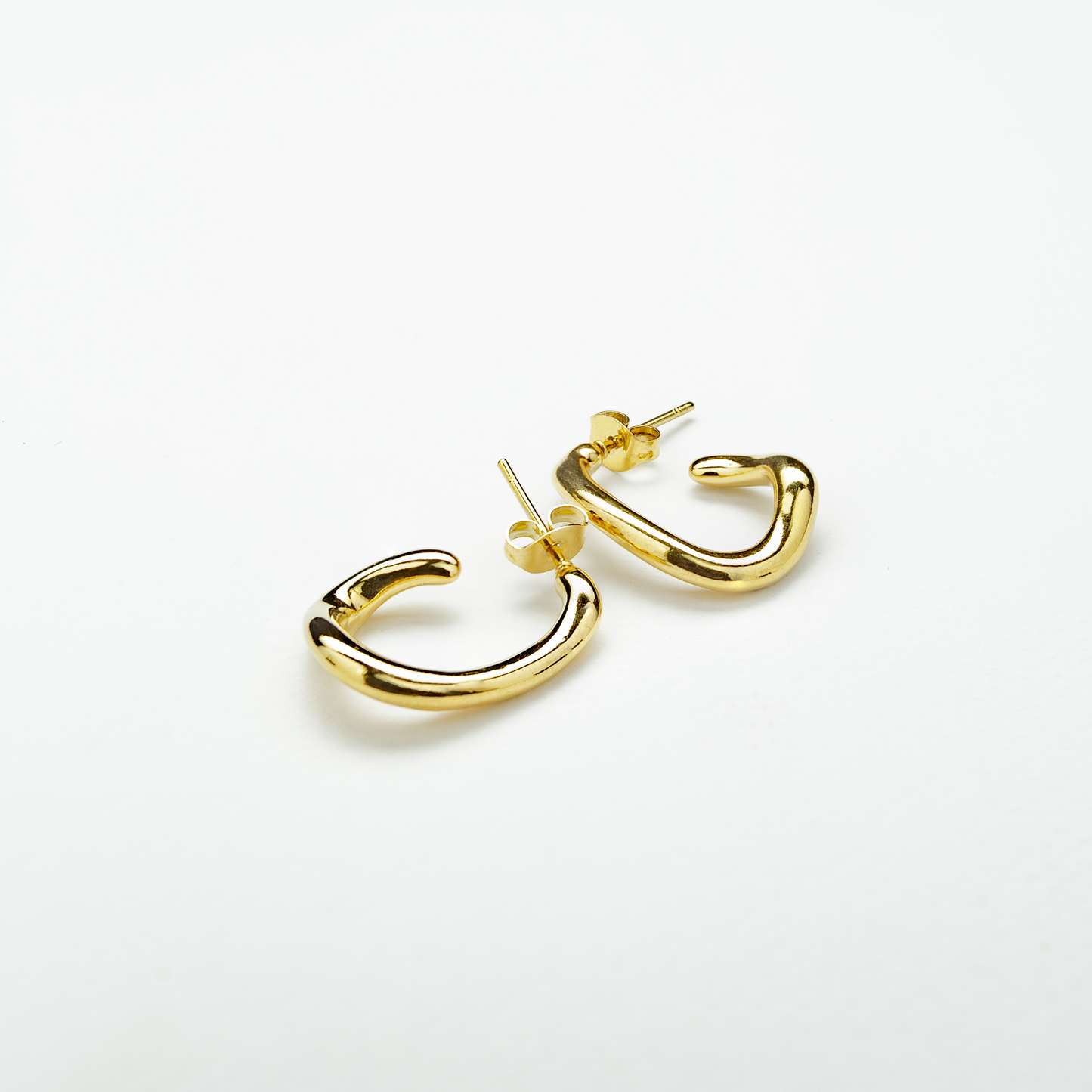 Gold Swirls Earrings