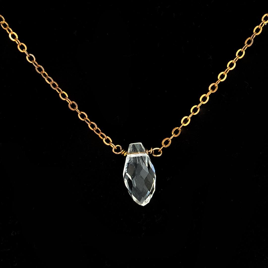 Droplet Gold Chain Necklace