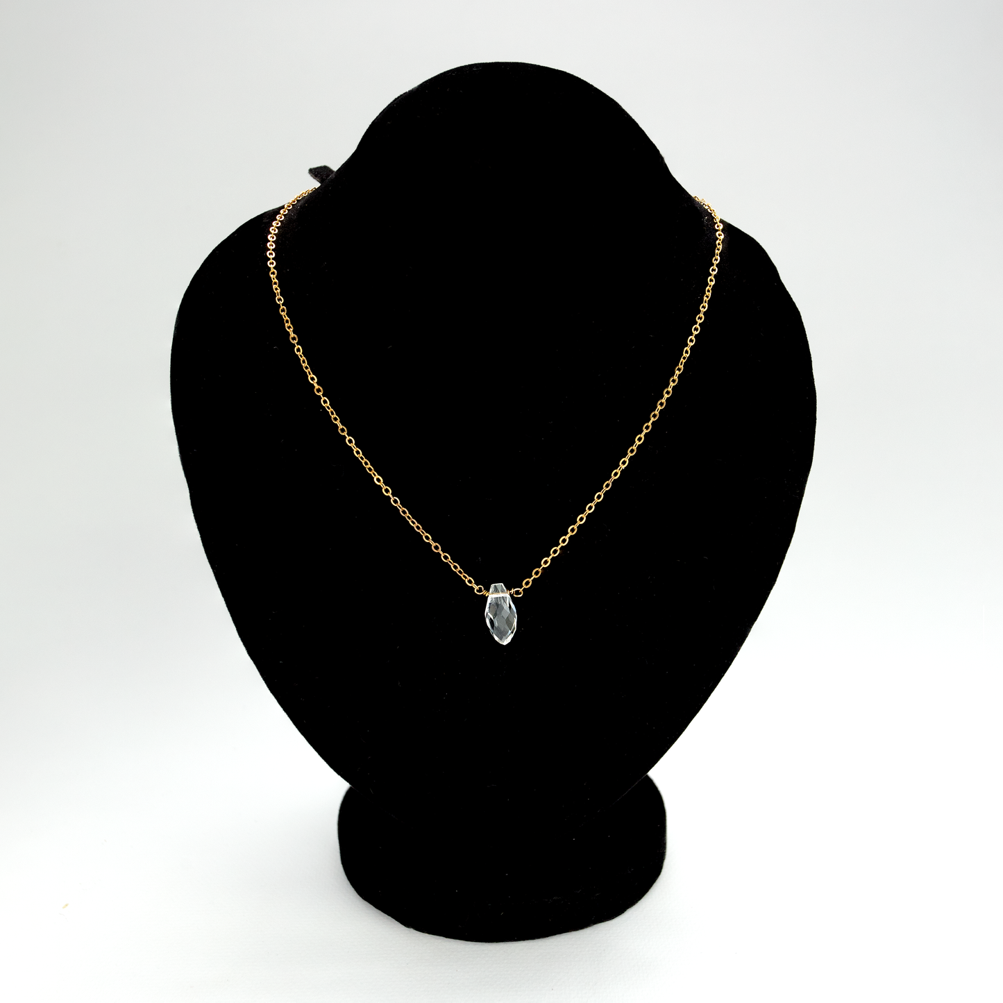 Droplet Gold Chain Necklace