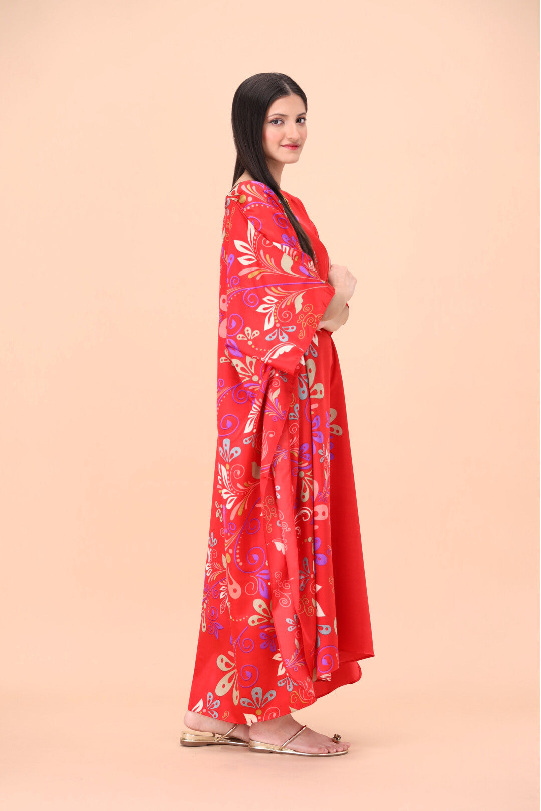 Printed Long Kaftan