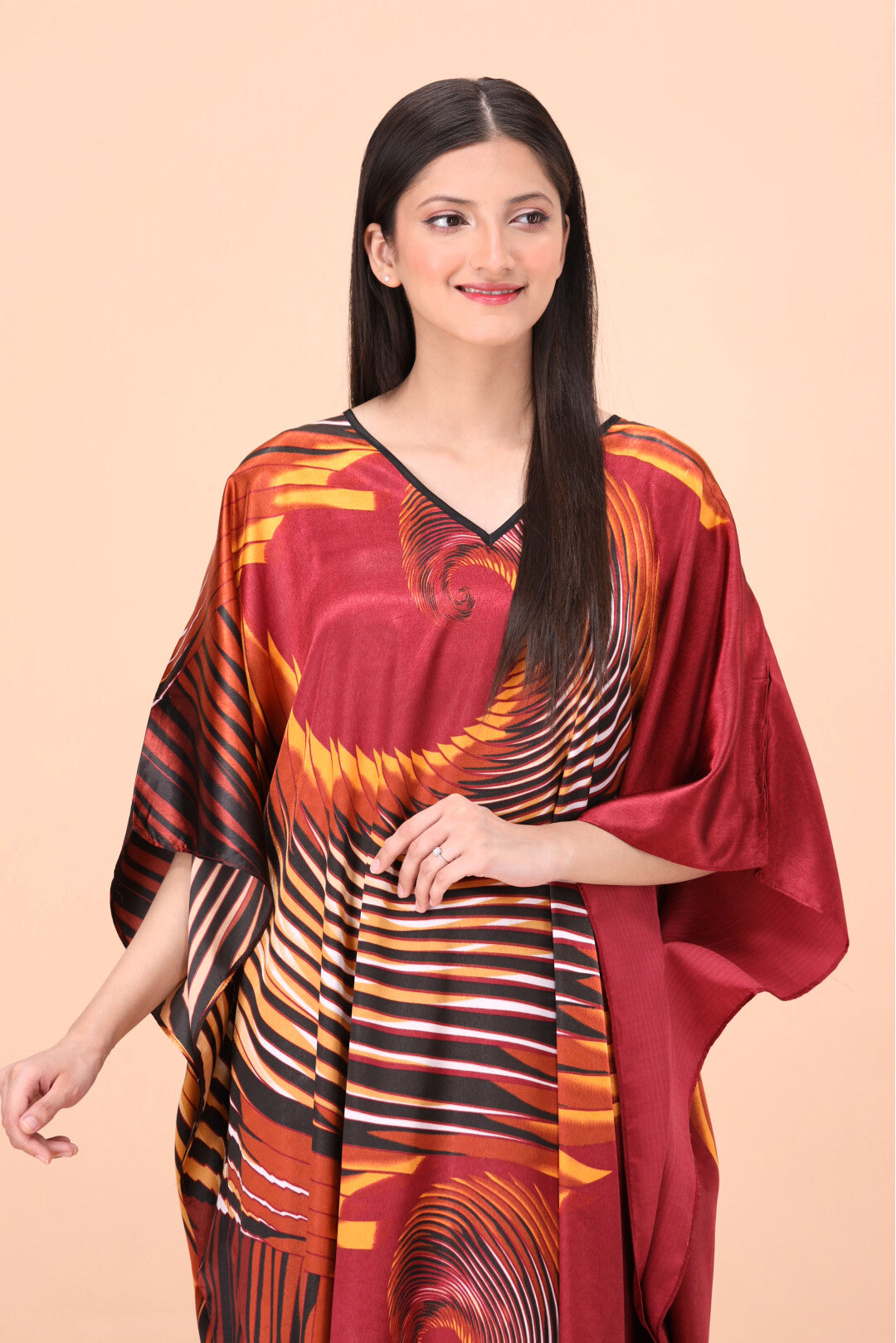 Printed Long Kaftan