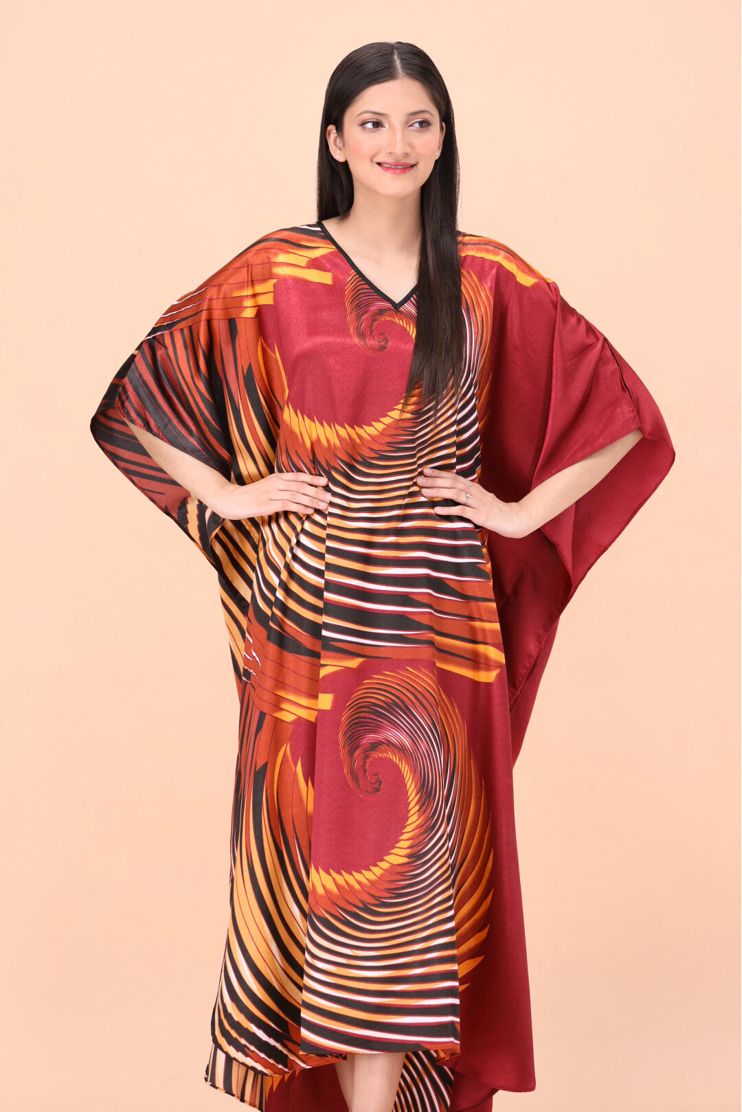 Printed Long Kaftan