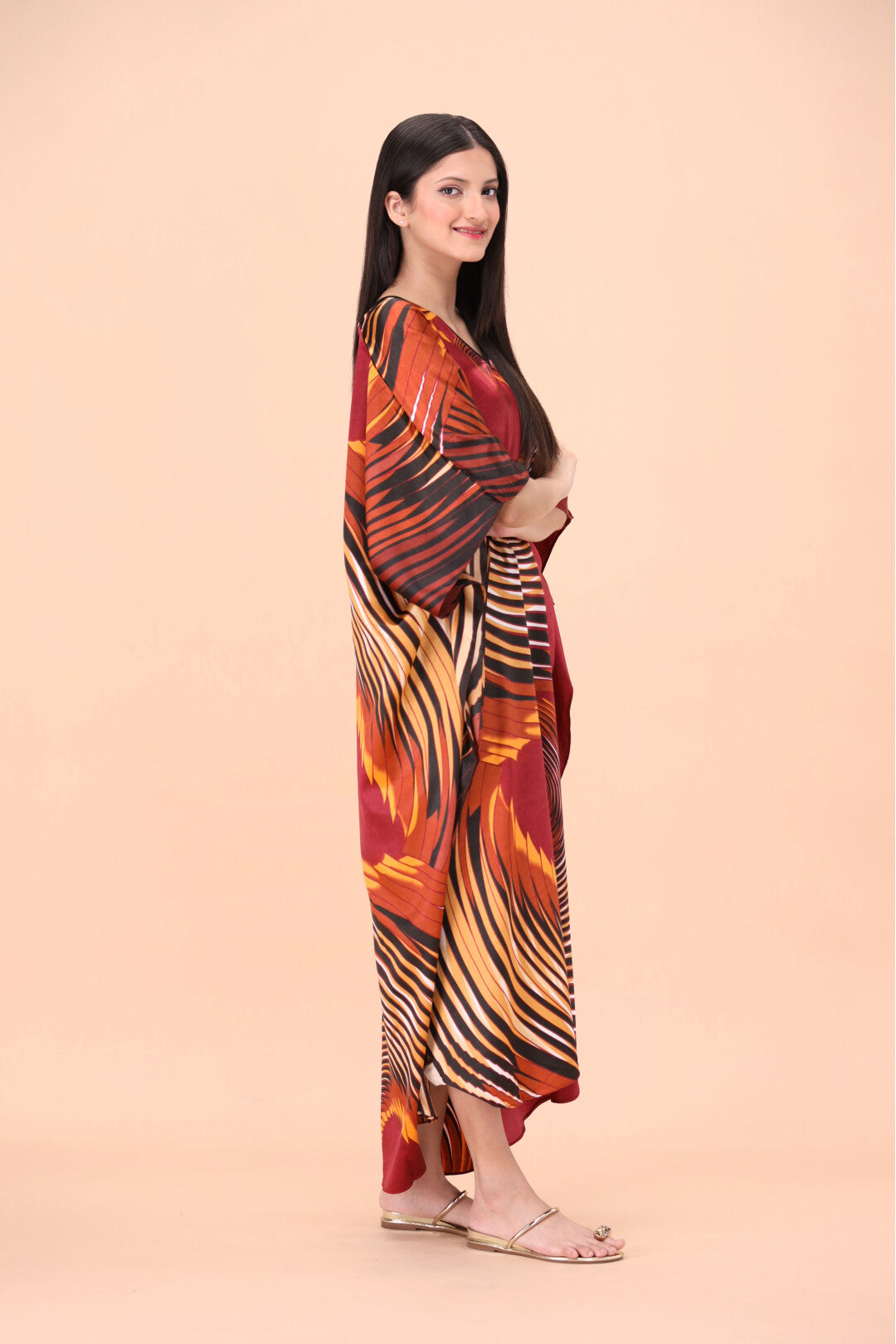 Printed Long Kaftan