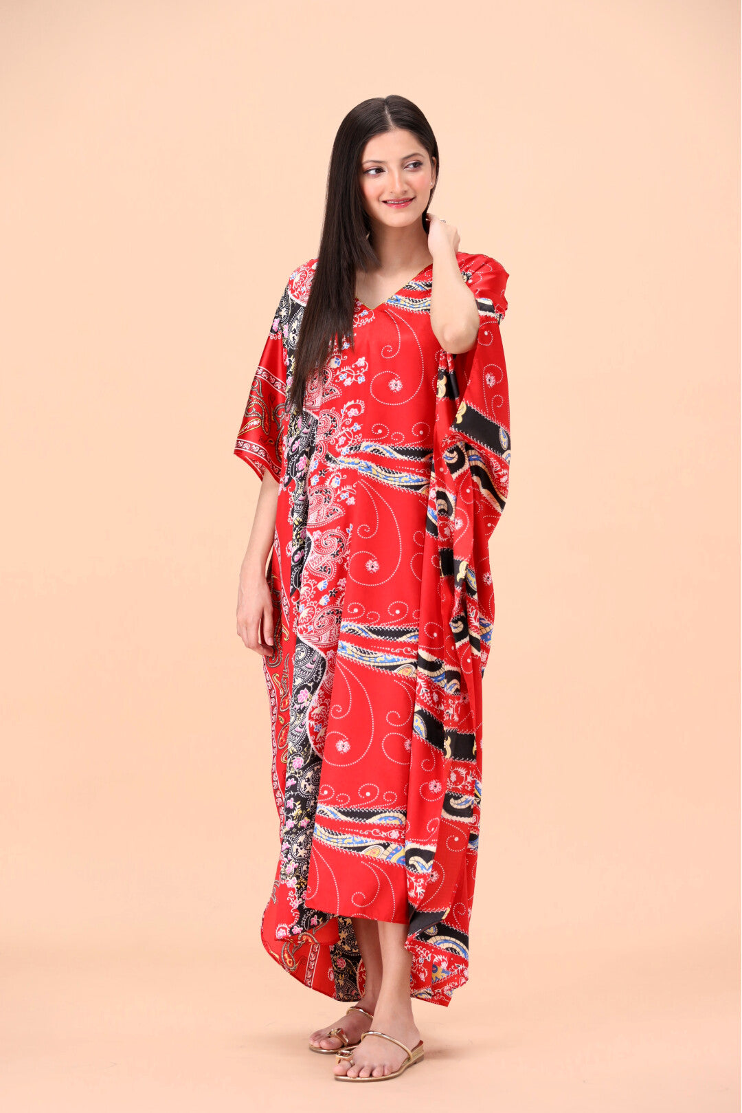 Printed Long Kaftan