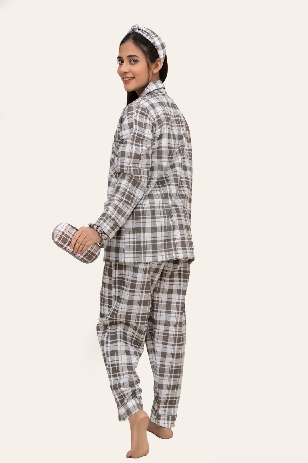 Grey Flannel Cotton PJ