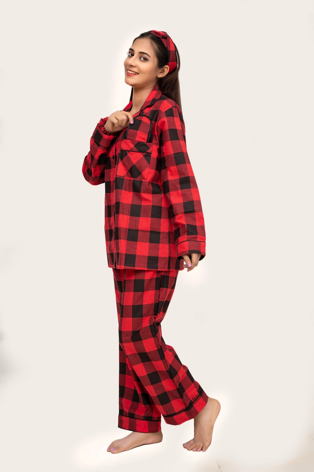 Red Flannel Cotton PJ