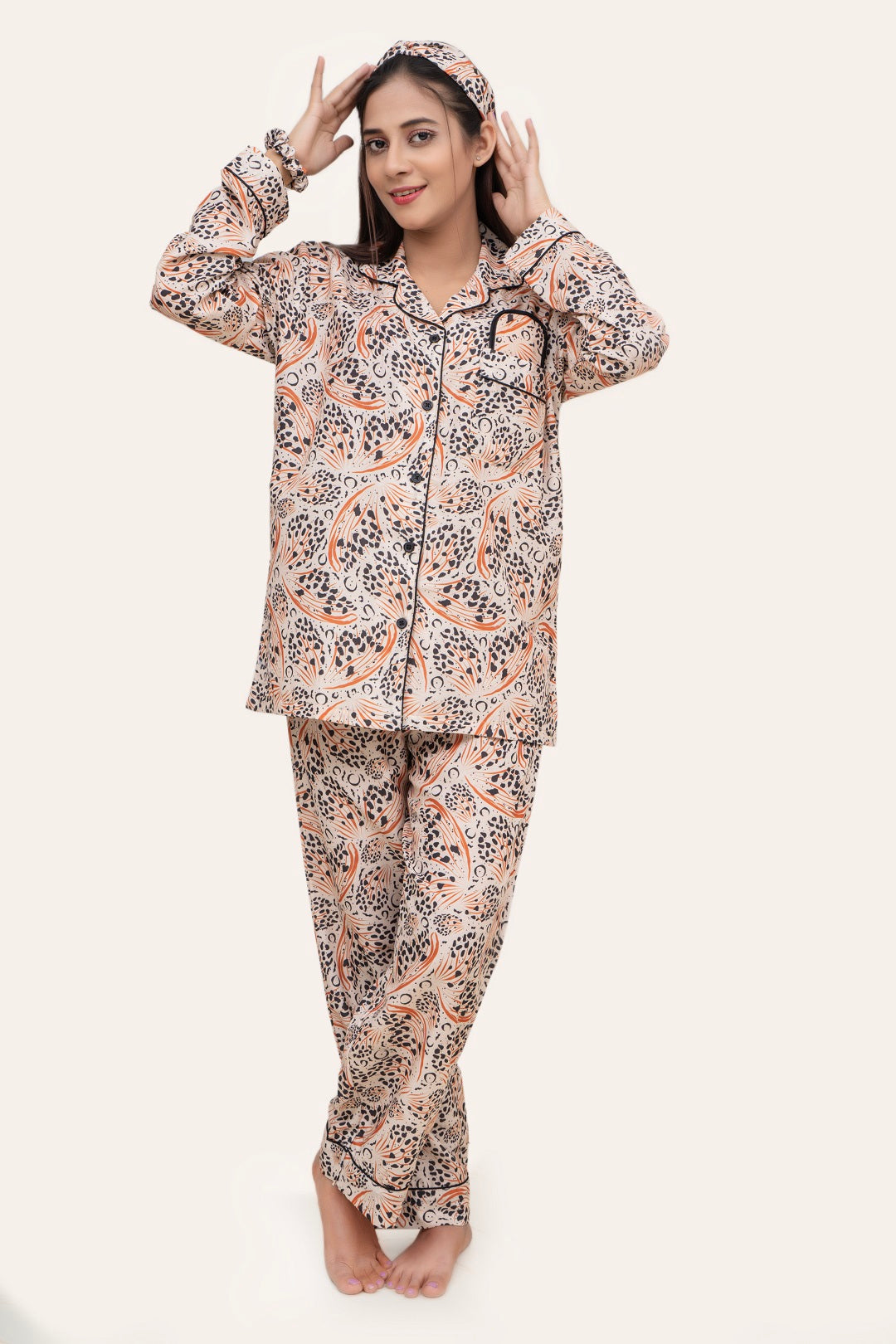 Cheetah Print -Turkish Cotton PJ