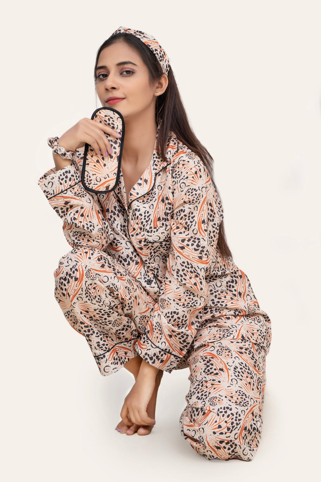 Cheetah Print -Turkish Cotton PJ