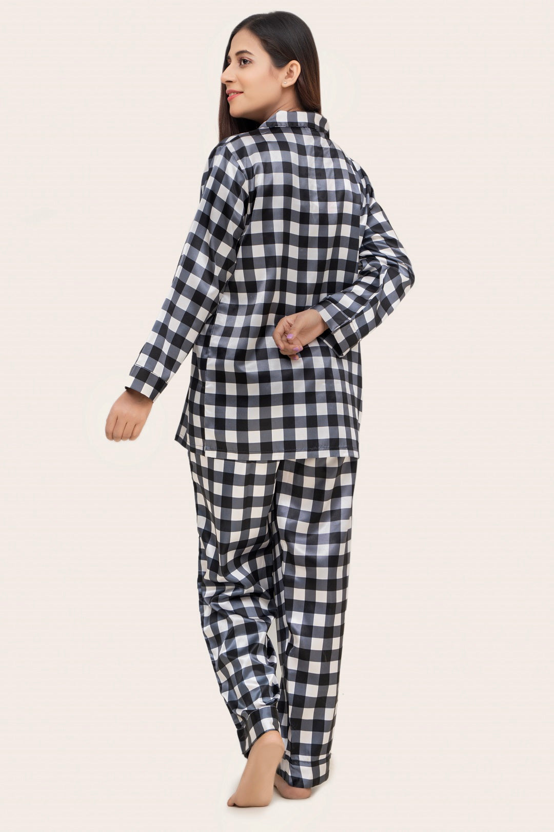 Black & White Chequered PJ