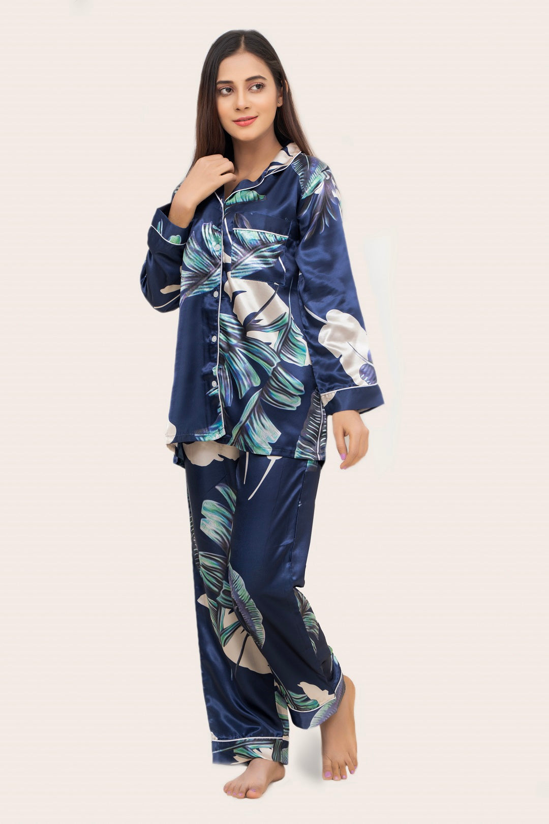 Blue Floral PJ