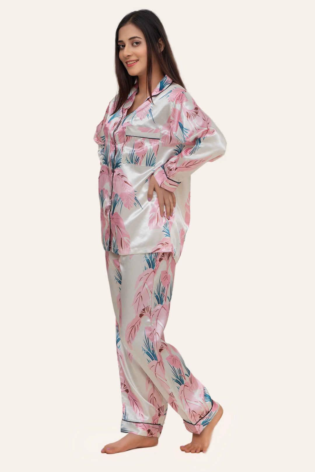 Pink & Blue Floral PJ