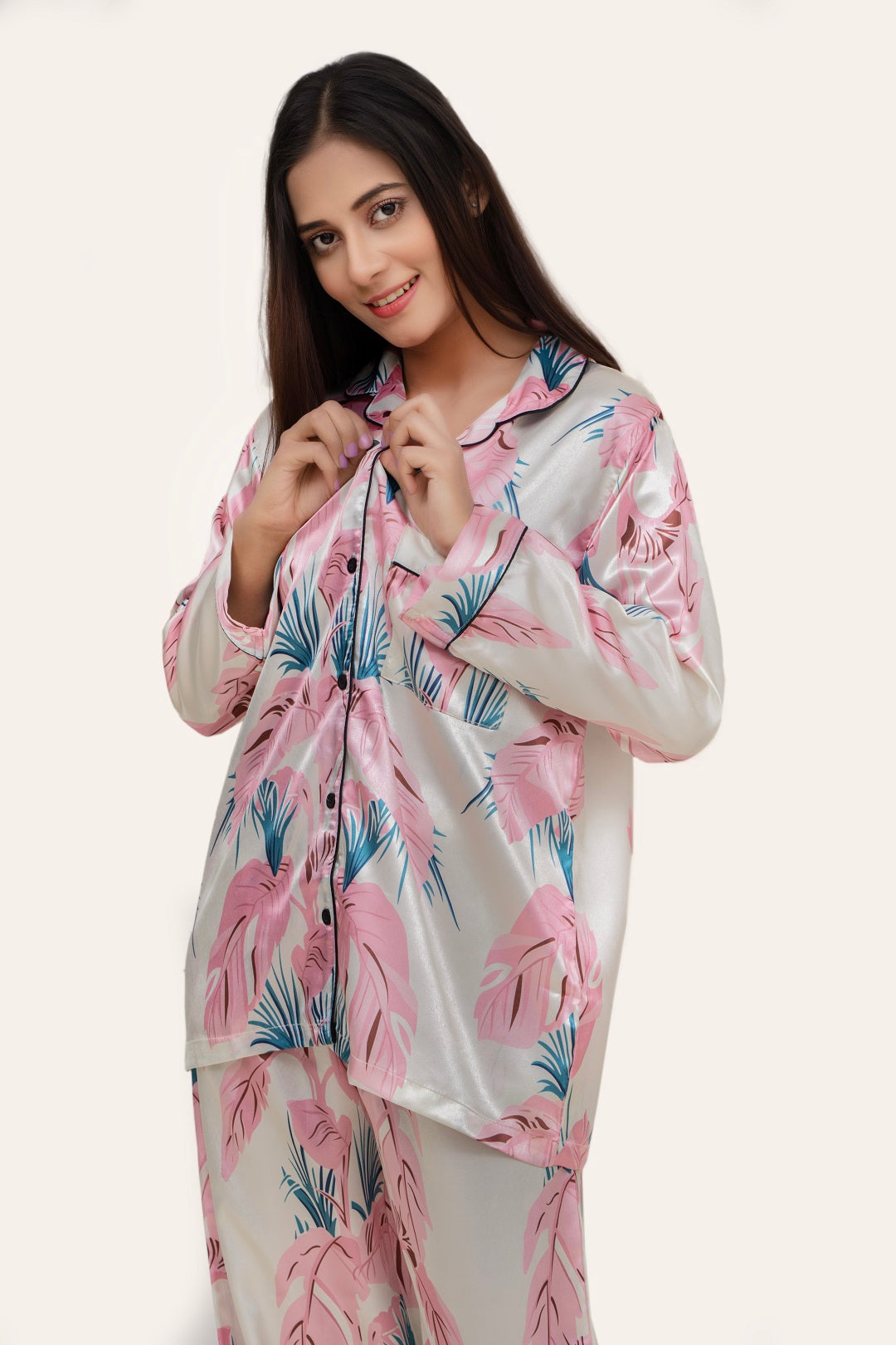 Pink & Blue Floral PJ