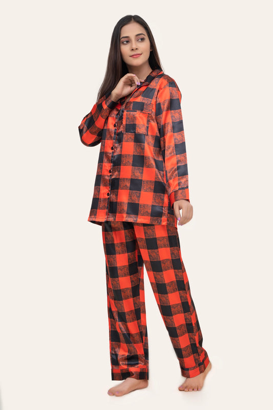 Red & Black Chequered PJ