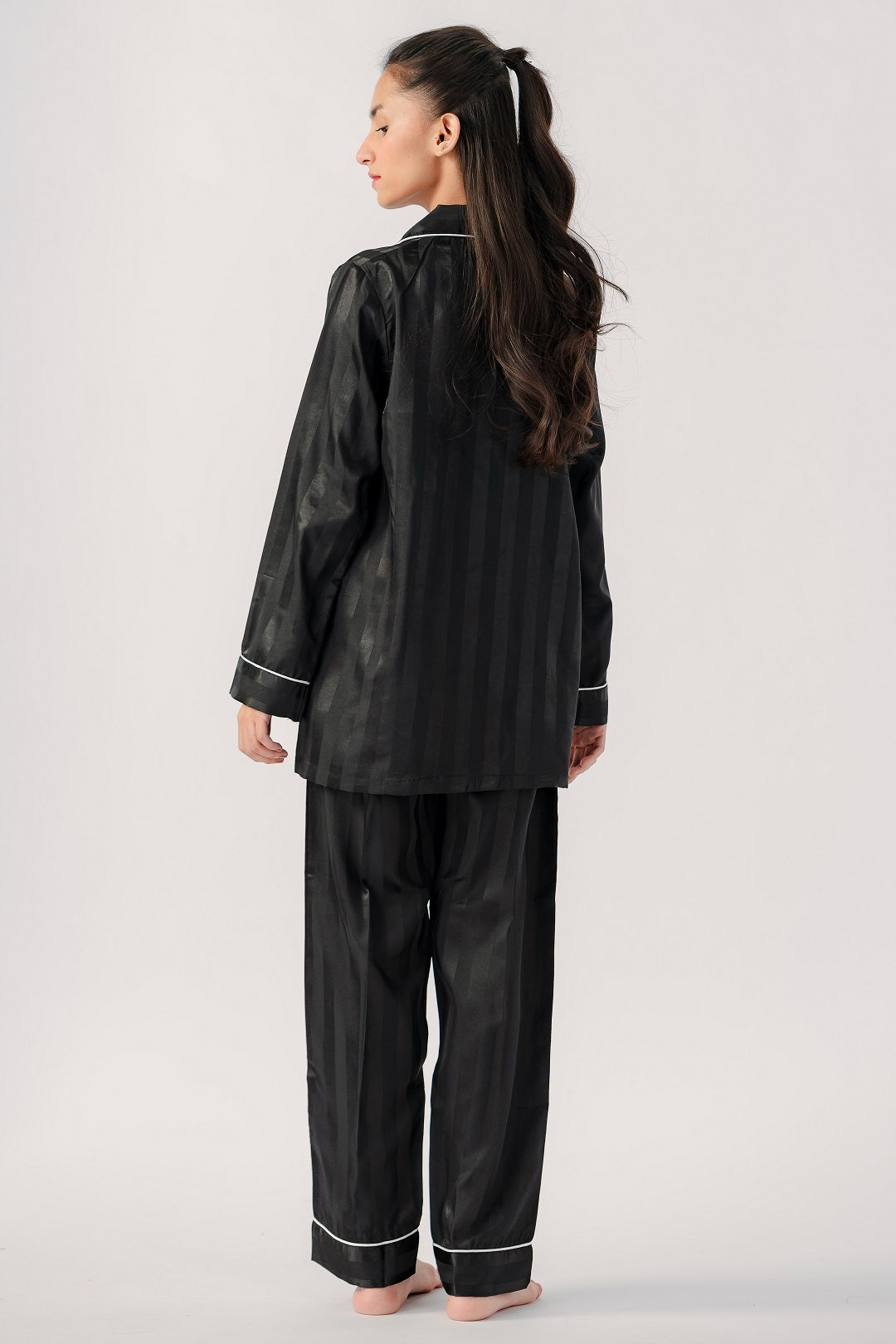 Shadow Stripe PJ - Black