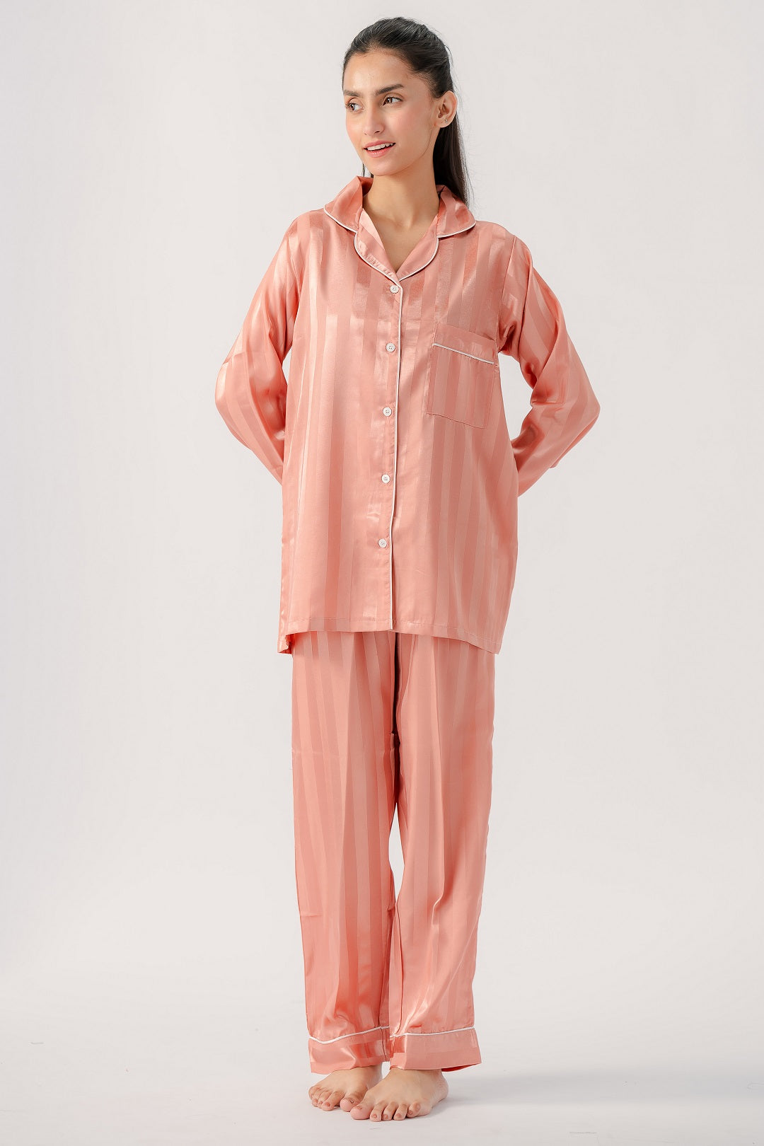 Shadow Stripe PJ - Pink