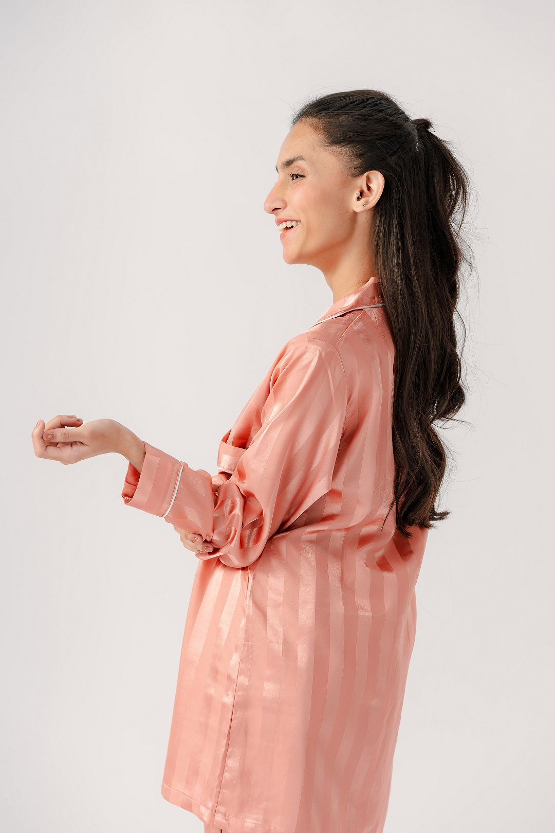 Shadow Stripe PJ - Pink