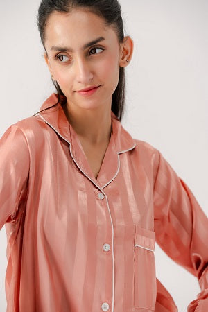 Shadow Stripe PJ - Pink