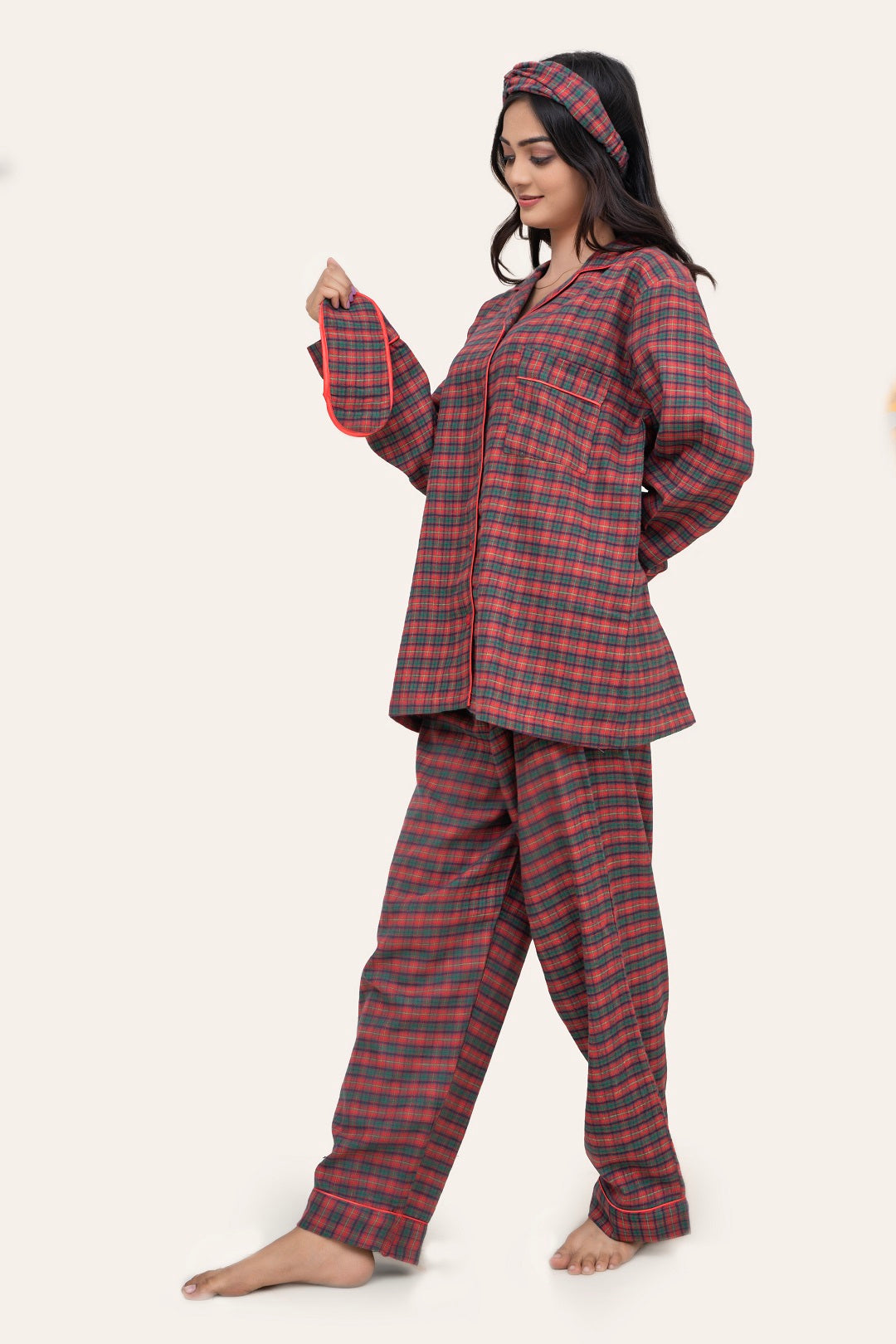 Plaid Flannel Cotton PJ