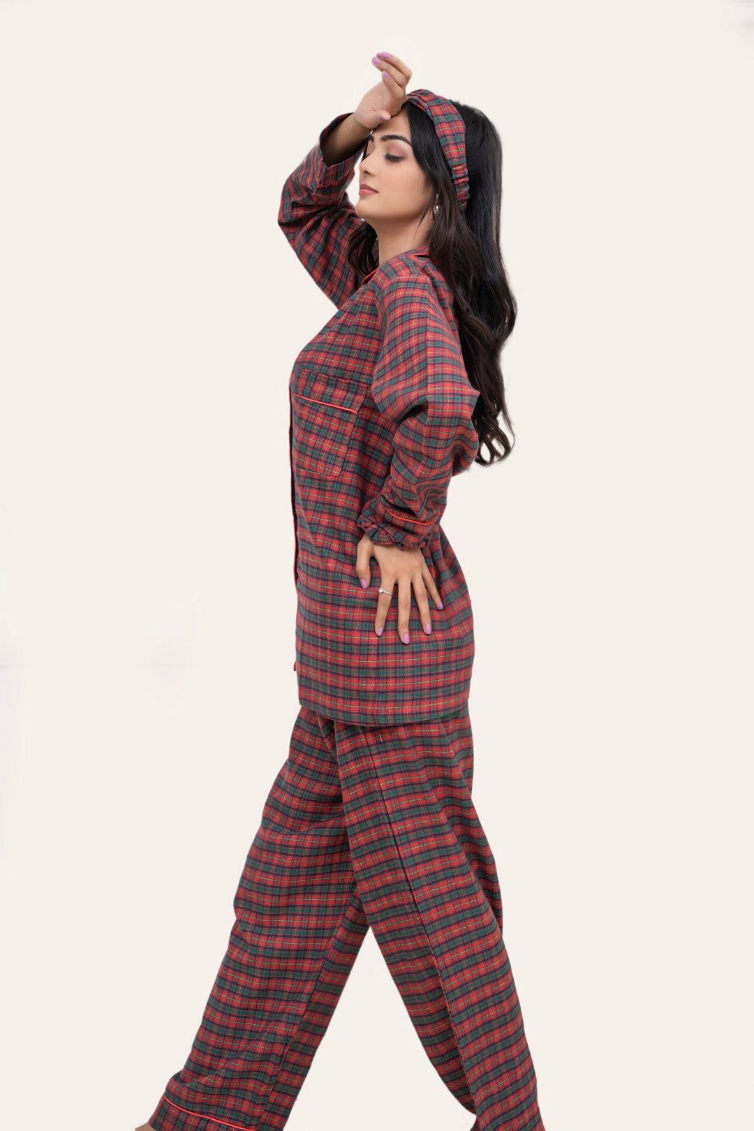 Plaid Flannel Cotton PJ