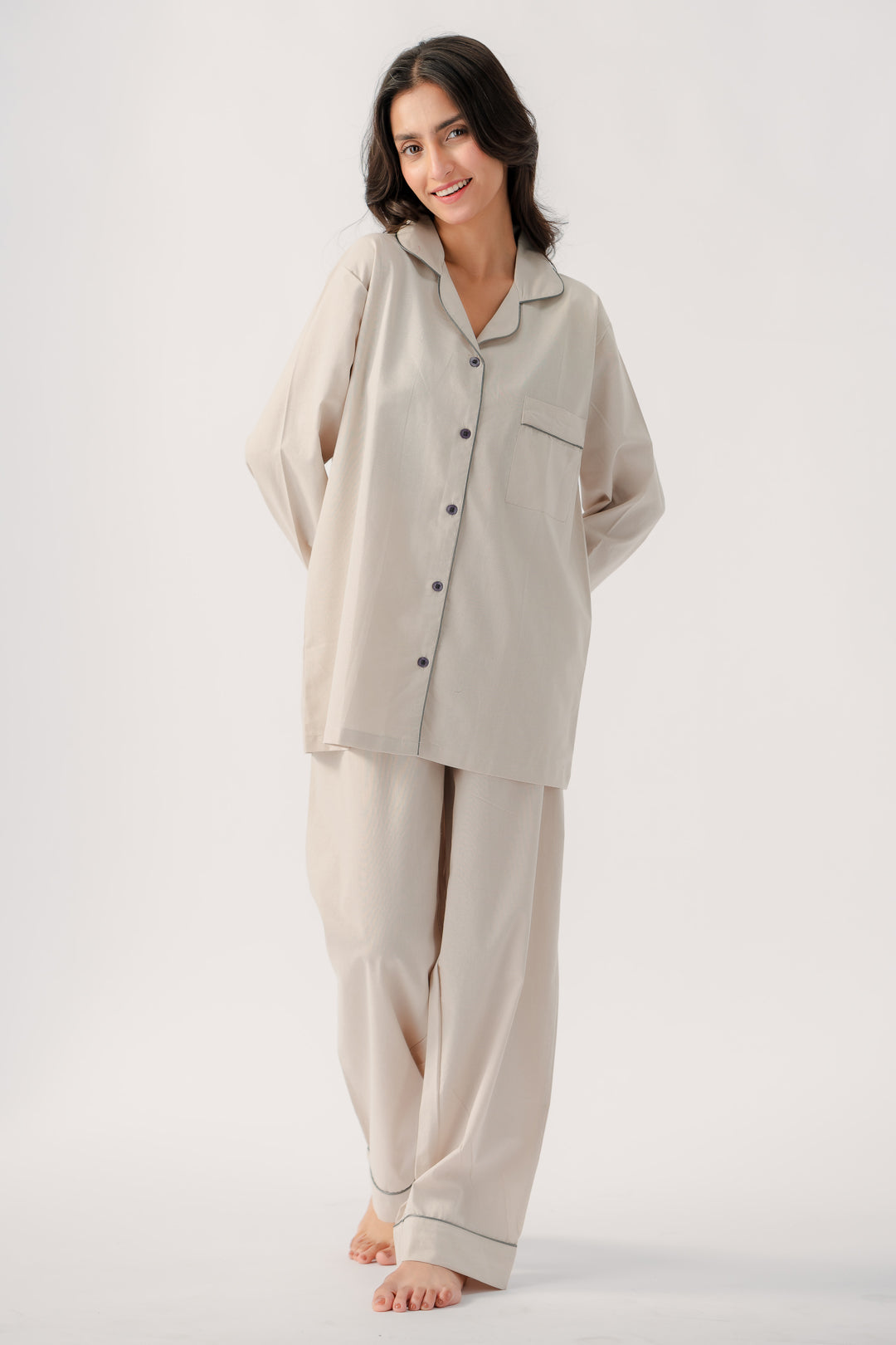 Cotton Grey PJ set