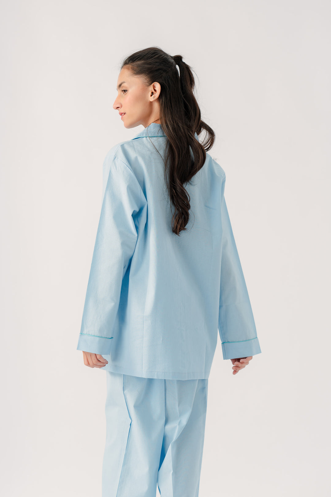 Cotton Sky Blue PJ set