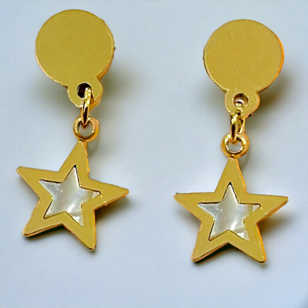 Star Drop Earrings