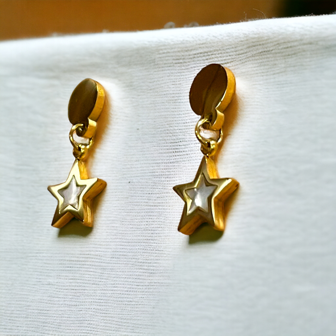 Star Drop Earrings