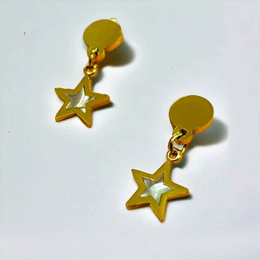 Star Drop Earrings