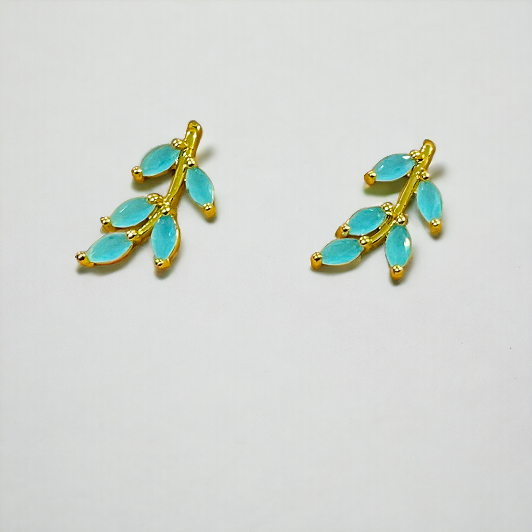 Turquoise Stem Earrings