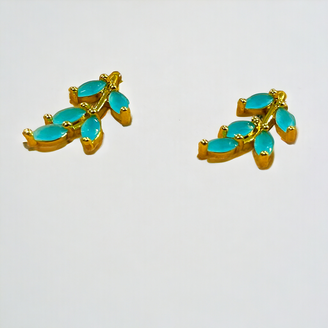 Turquoise Stem Earrings