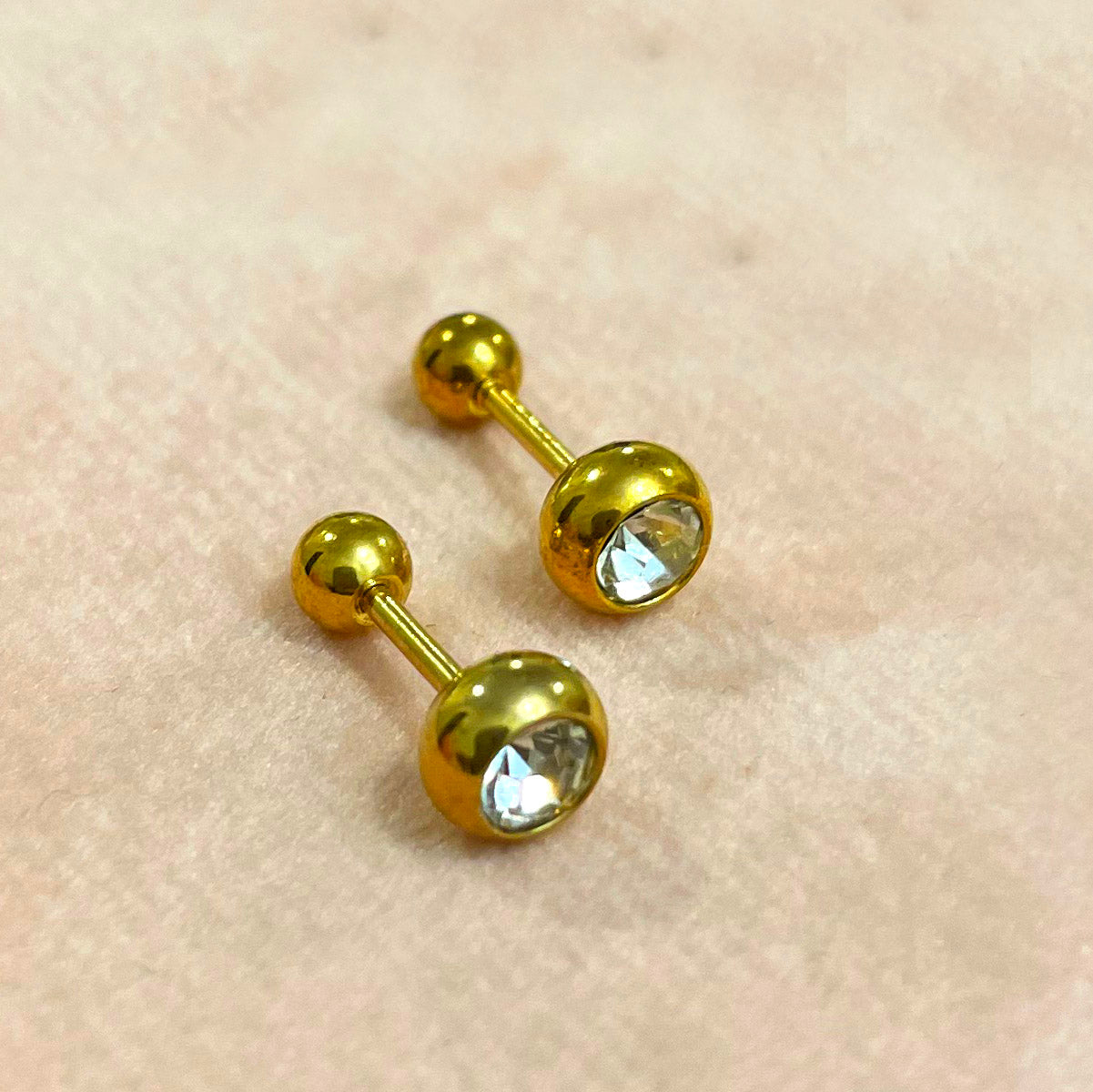 Zircon Sphere Barbell