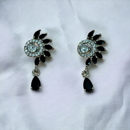 Black Journey Earrings