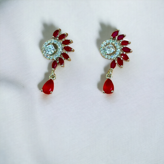 Red Journey Earrings