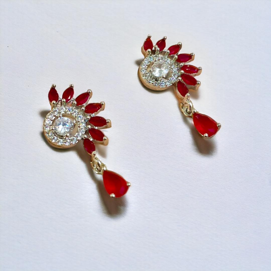 Red Journey Earrings