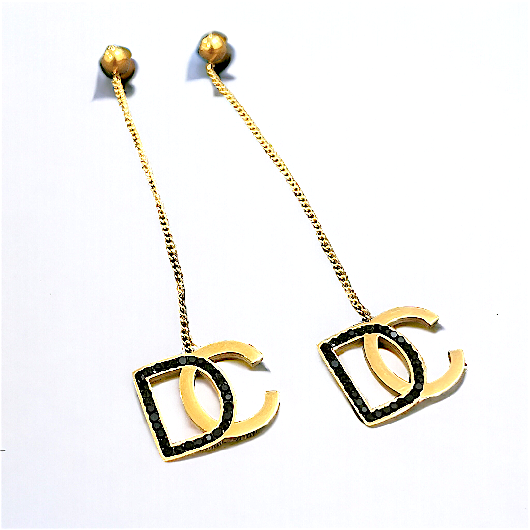 Cristian Dior Drop Earrings