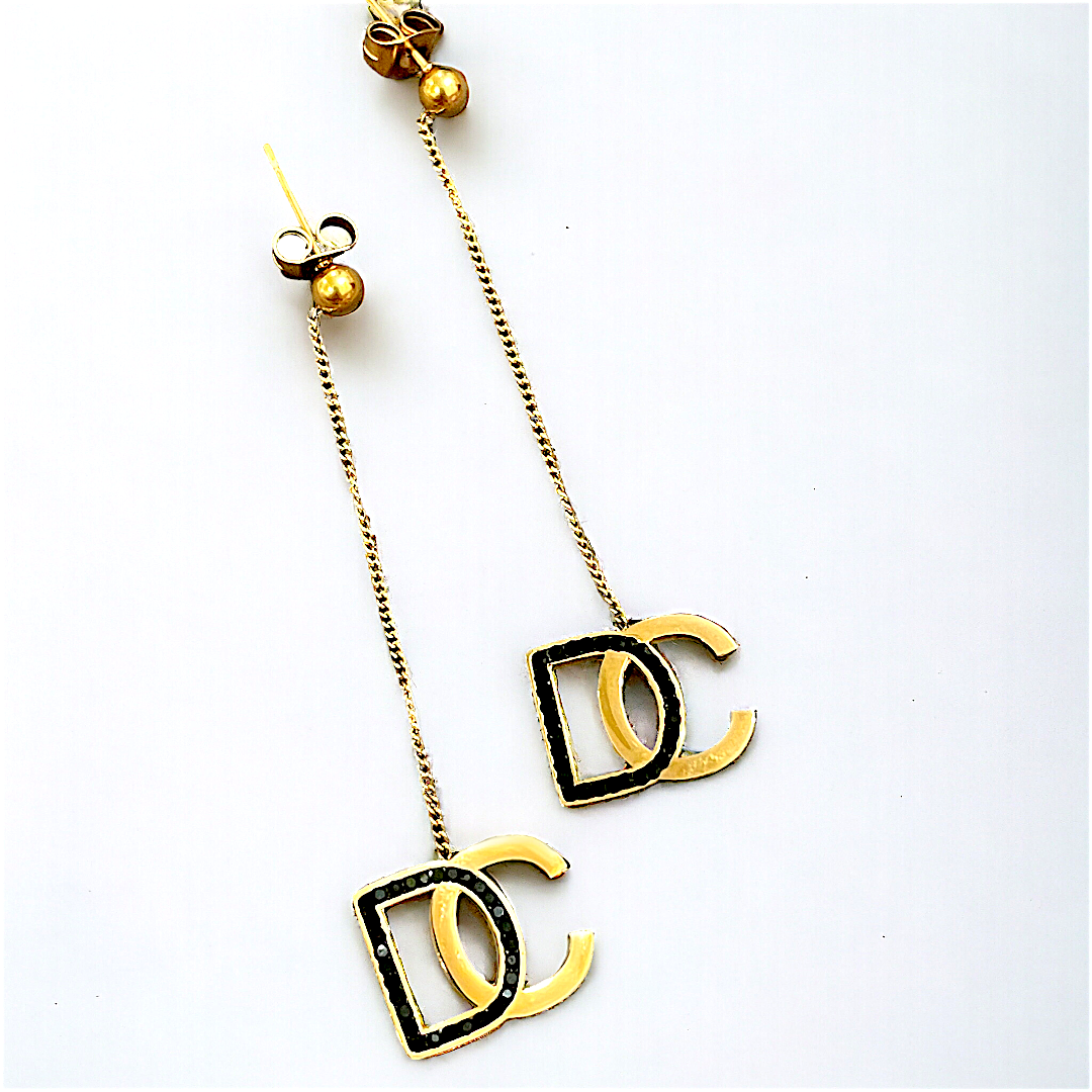 Cristian Dior Drop Earrings