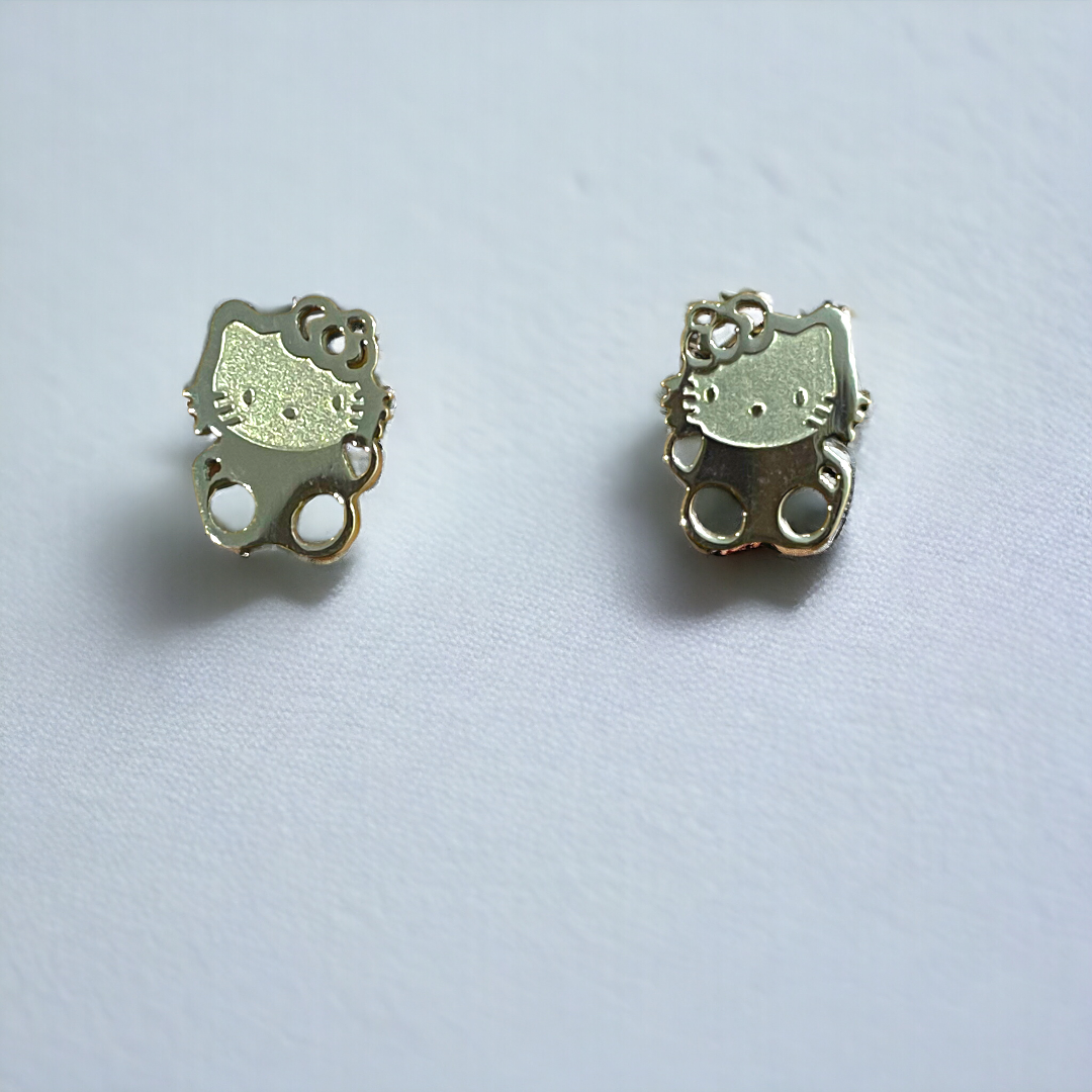 Hello Kitty Studs - Stainless Steel