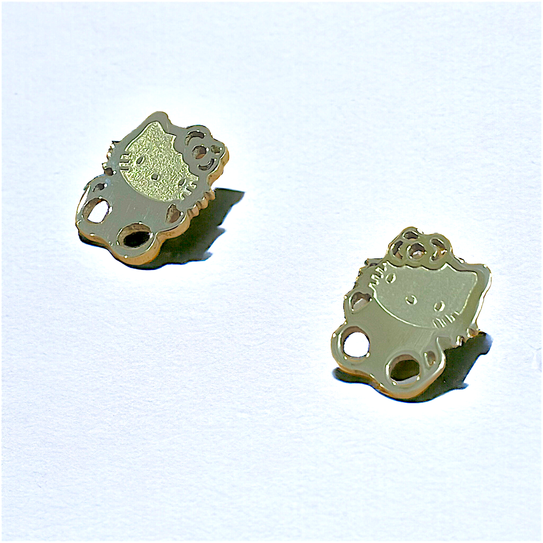 Hello Kitty Studs - Stainless Steel