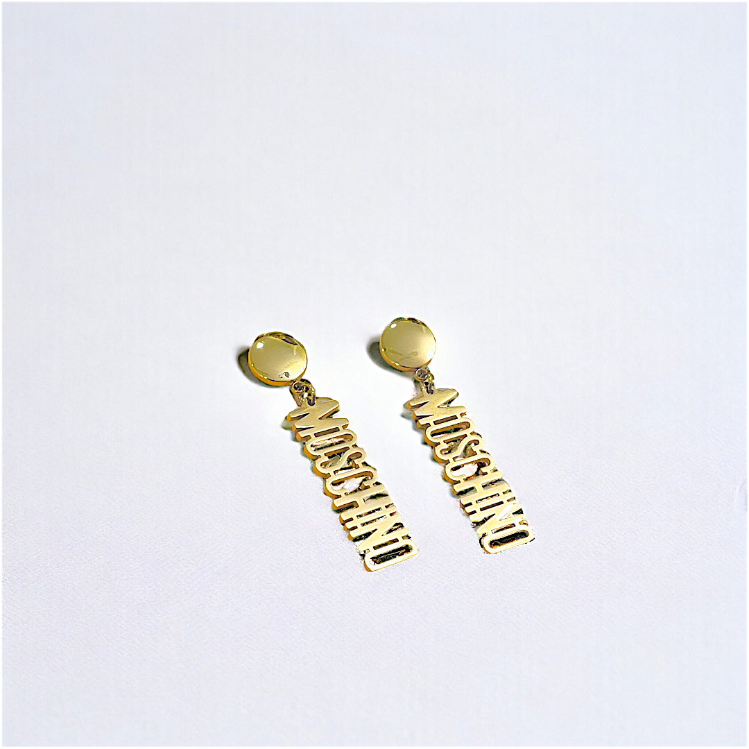 Moschino Drop Earrings