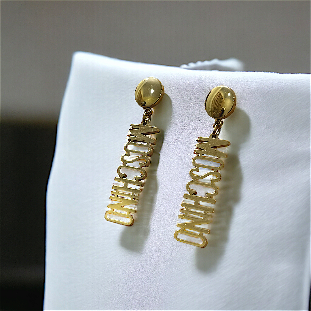 Moschino Drop Earrings